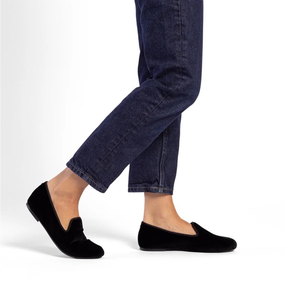 Birdies Shoes - Birdies The Starling Black Velvet Loafers